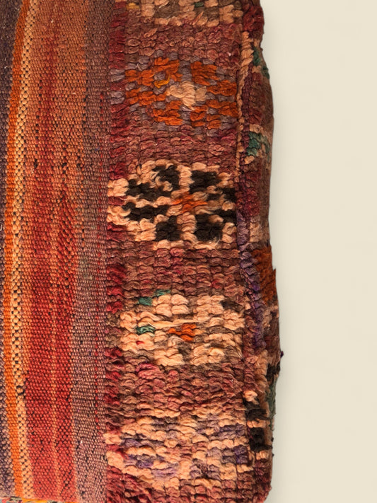 Close-up of textured wool detail