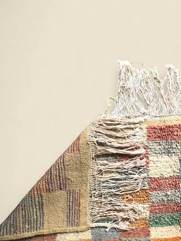 the back of Najat Moroccan Rug 
