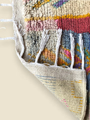 the back of Zahra rug