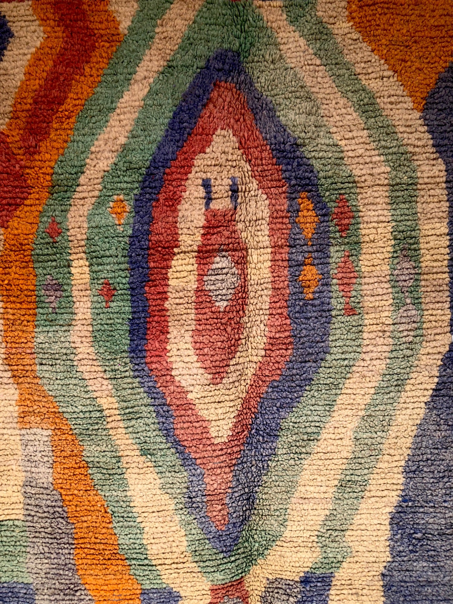 Close-up Moroccan Rug 