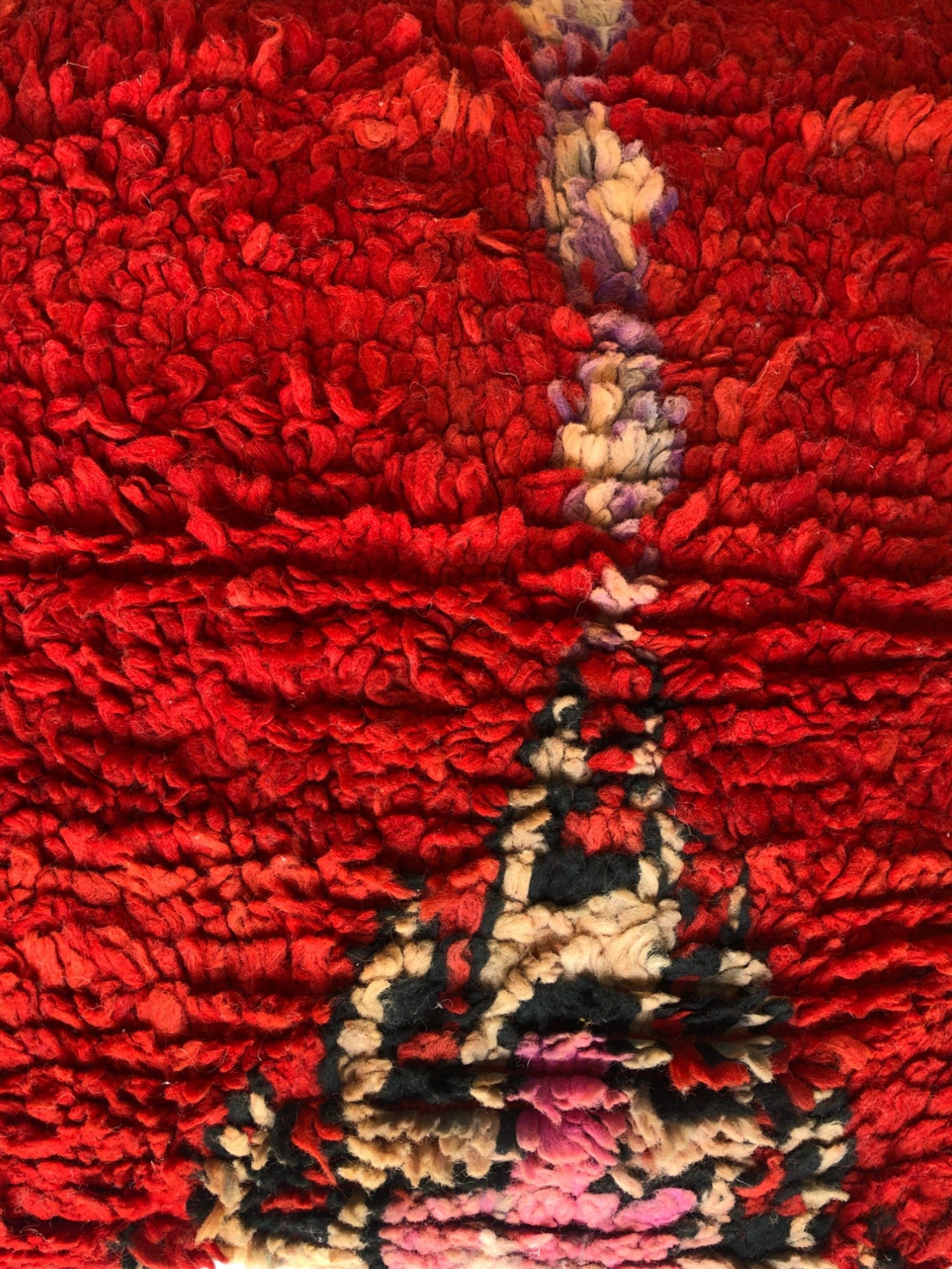 Details Of Wool Berber Pouffe 