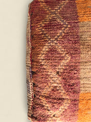 Handwoven Tazallit Moroccan pouffe 