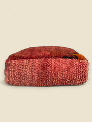 Moroccan floor cushion with warm tones