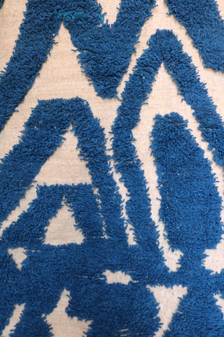 Detail of blue wool 