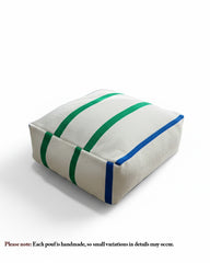 Yidir pouf on white background