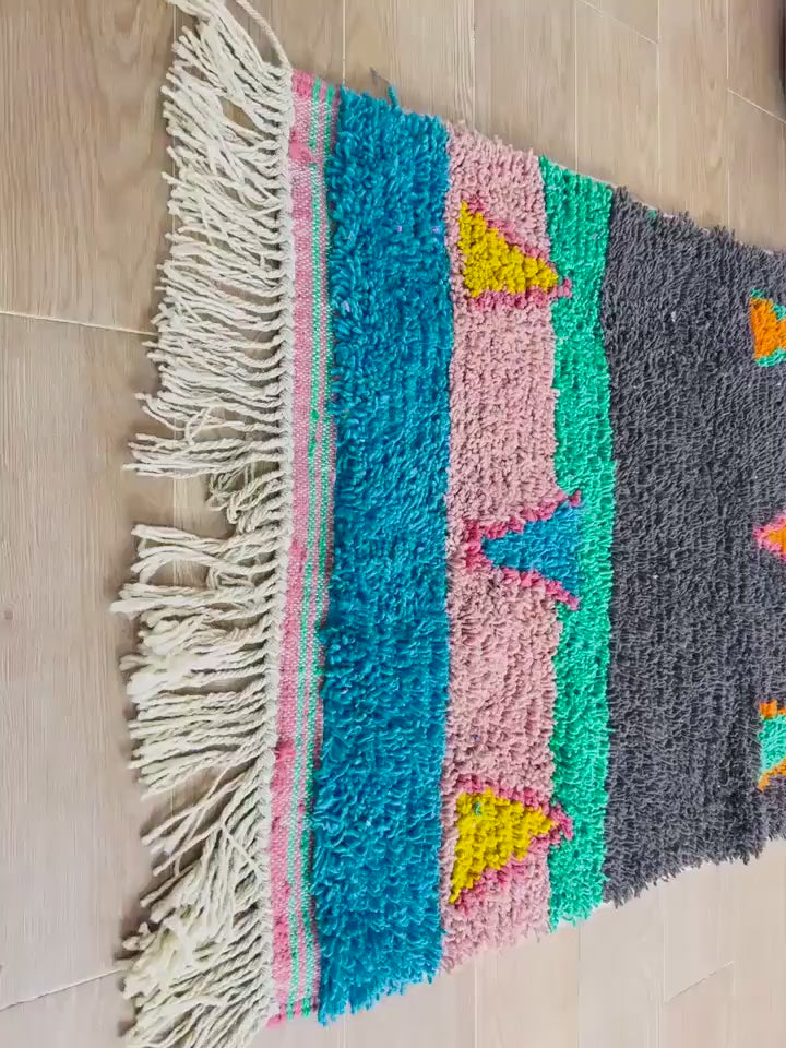 Anya Moroccan Wool Rug - Handmade Berber Area Rug