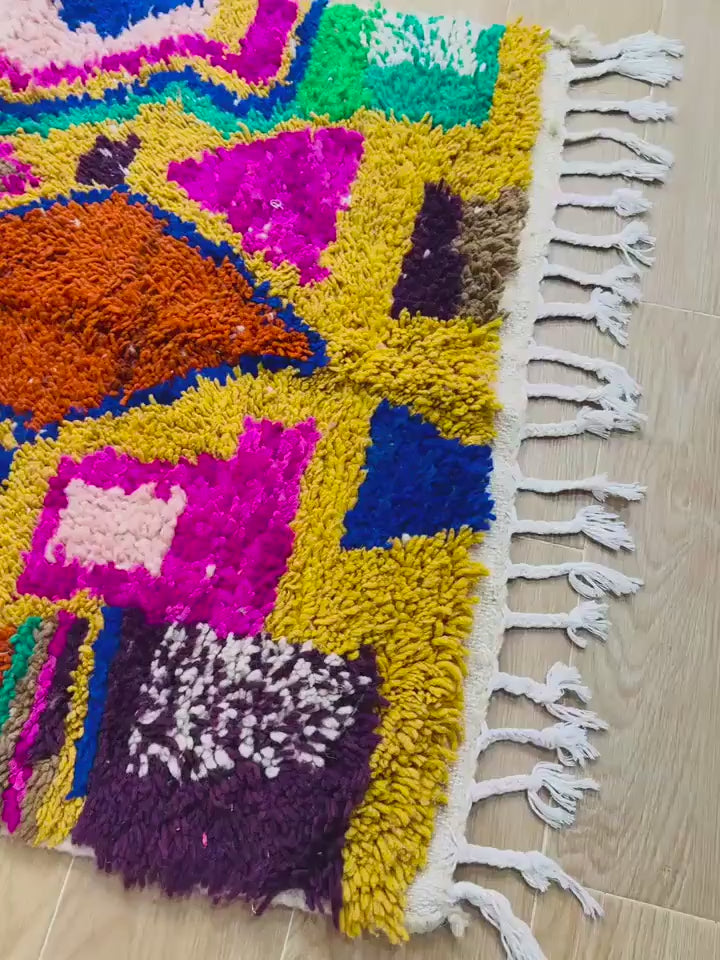 Tafulki Moroccan Area Rug – Handmade Wool Rug